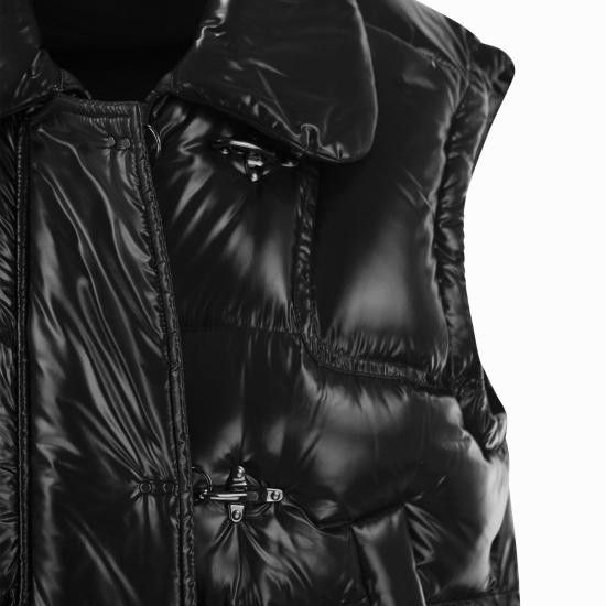 Fay FAY Women Vests NAW30493880 BLACK Size S / US 4 / IT 40 - 4 Thumbnail