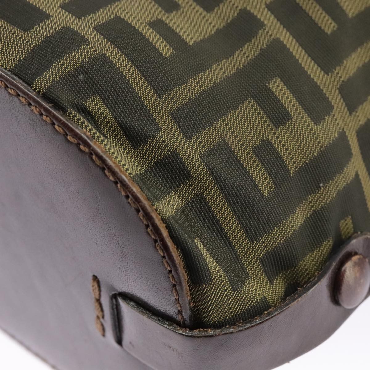 Fendi Roll Bag Khaki Canvas Handbag (Pre-Owned) Size ONE SIZE - 11 Thumbnail