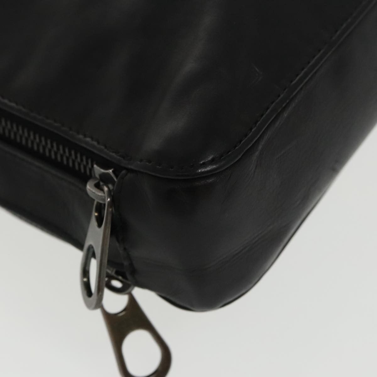 Bottega Veneta Intrecciato Black Leather Clutch Bag (Pre-Owned) Size ONE SIZE - 7 Thumbnail