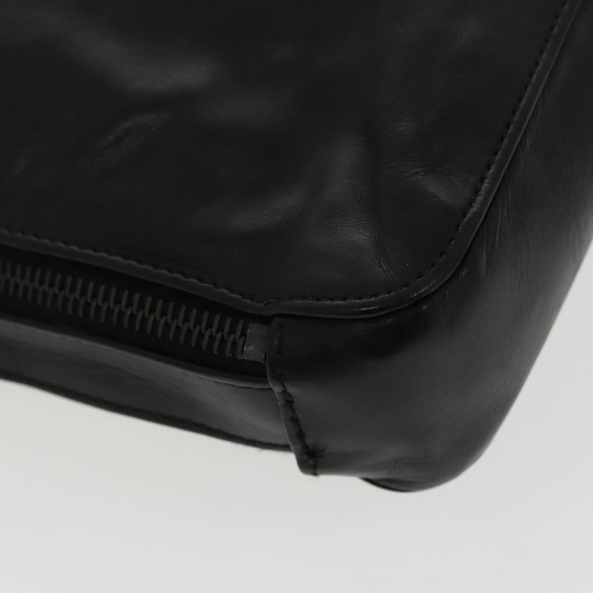 Bottega Veneta Intrecciato Black Leather Clutch Bag (Pre-Owned) Size ONE SIZE - 9 Thumbnail