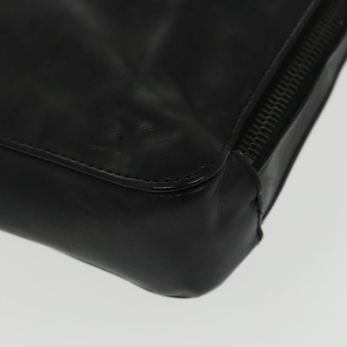 Bottega Veneta Intrecciato Black Leather Clutch Bag (Pre-Owned) Size ONE SIZE - 8 Thumbnail