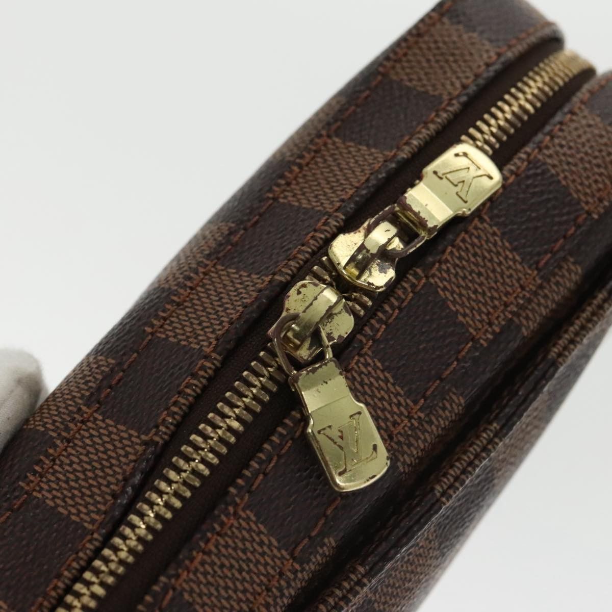 Louis Vuitton Geronimos Brown Canvas Shoulder Bag (Pre-Owned) Size ONE SIZE - 13 Thumbnail