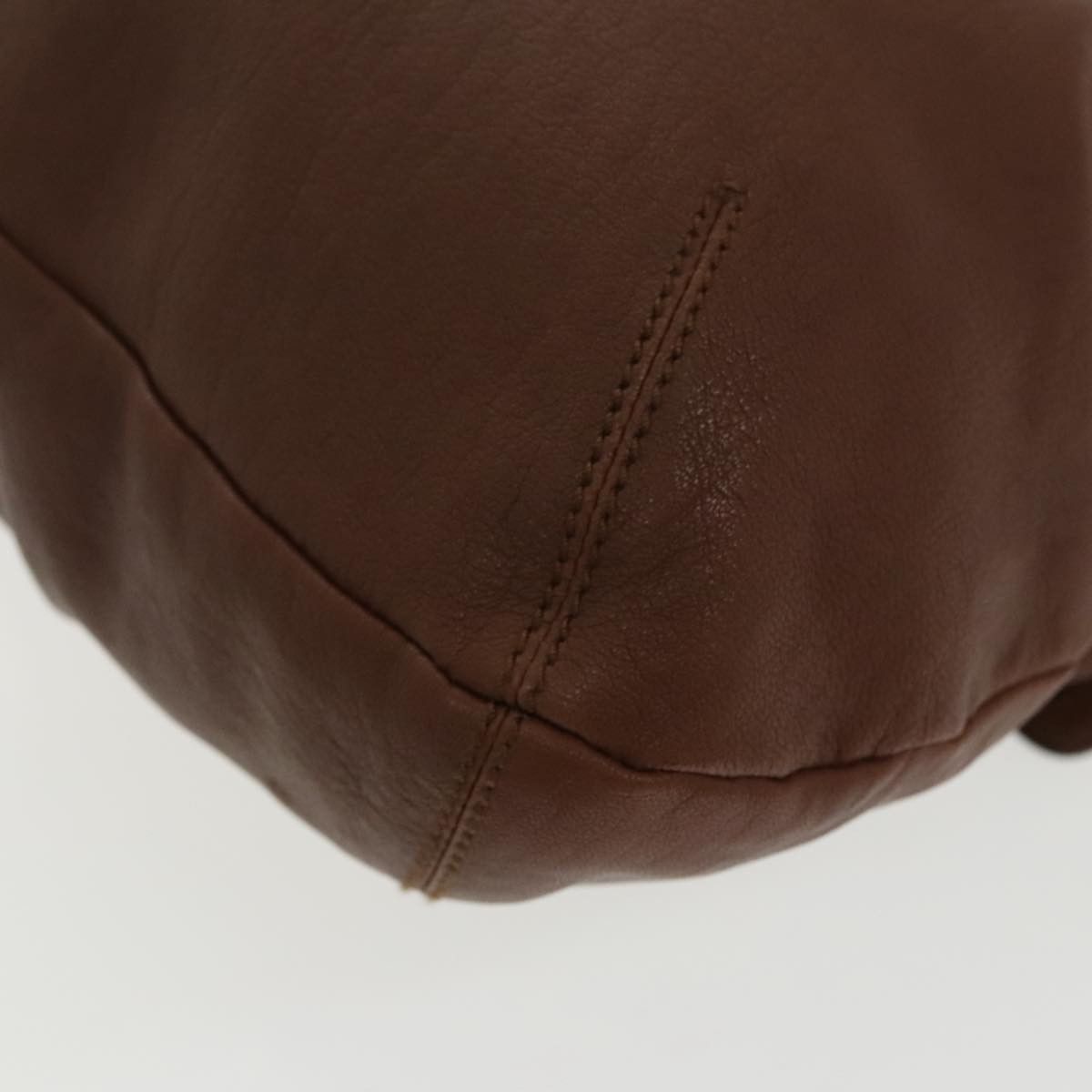 Salvatore Ferragamo Gancini Brown Leather Shoulder Bag (Pre-Owned) Size ONE SIZE - 13 Thumbnail