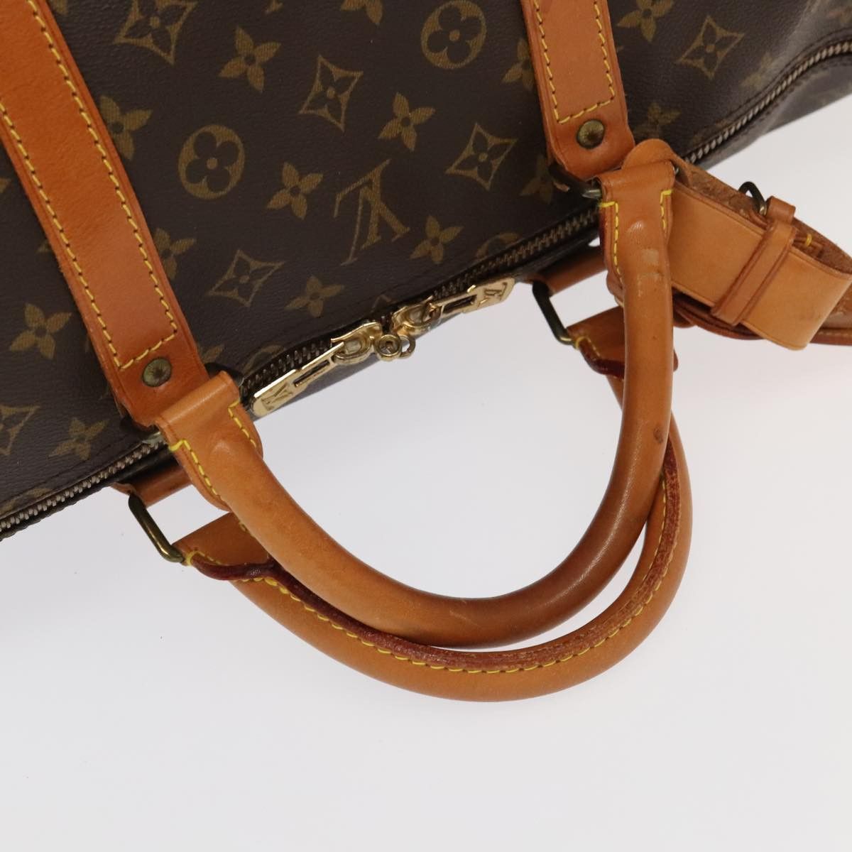 Louis Vuitton Keepall 60 Brown Canvas Travel Bag (Pre-Owned) Size ONE SIZE - 6 Thumbnail