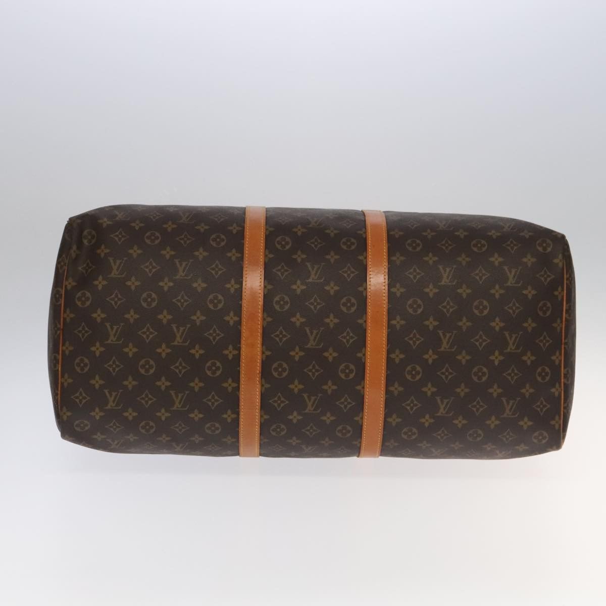Louis Vuitton Keepall 60 Brown Canvas Travel Bag (Pre-Owned) Size ONE SIZE - 8 Thumbnail