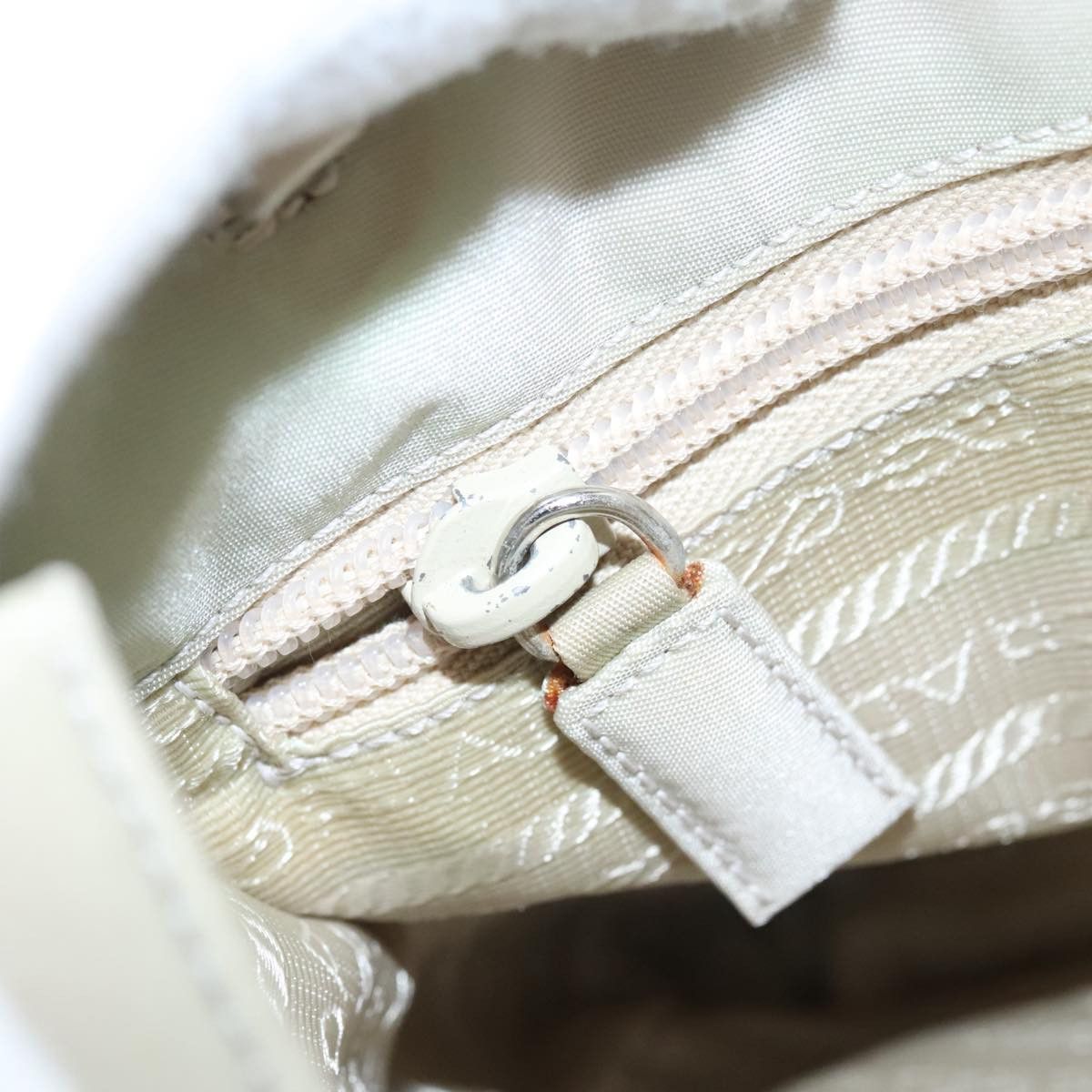 Prada -- Beige Canvas Handbag (Pre-Owned) Size ONE SIZE - 20 Thumbnail