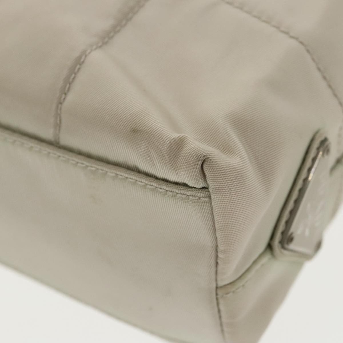 Prada -- Beige Canvas Handbag (Pre-Owned) Size ONE SIZE - 10 Thumbnail