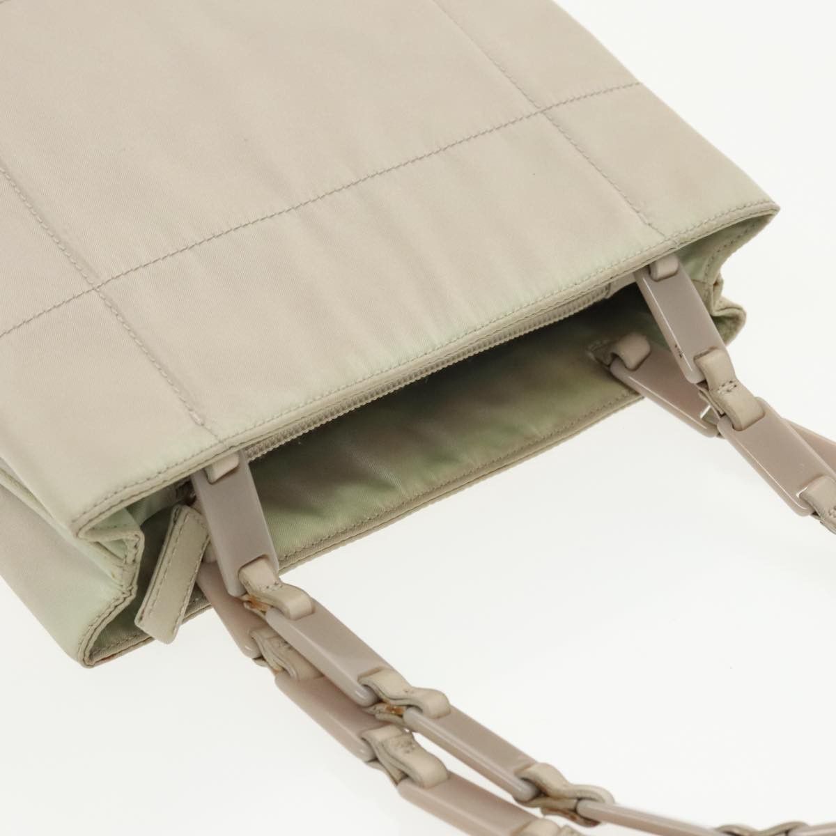 Prada -- Beige Canvas Handbag (Pre-Owned) Size ONE SIZE - 5 Thumbnail