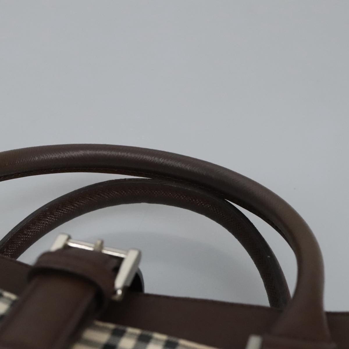 Burberry Nova Check Beige Canvas Handbag (Pre-Owned) Size ONE SIZE - 6 Thumbnail