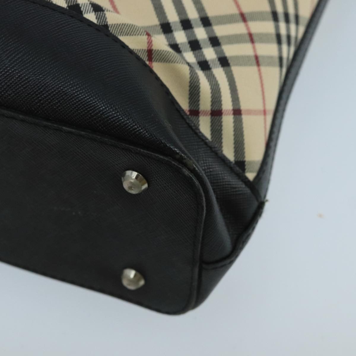 Burberry Nova Check Beige Canvas Tote Bag (Pre-Owned) Size ONE SIZE - 7 Thumbnail