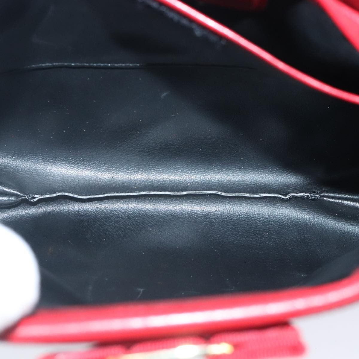 Salvatore Ferragamo Vara Red Leather Shoulder Bag (Pre-Owned) Size ONE SIZE - 14 Thumbnail