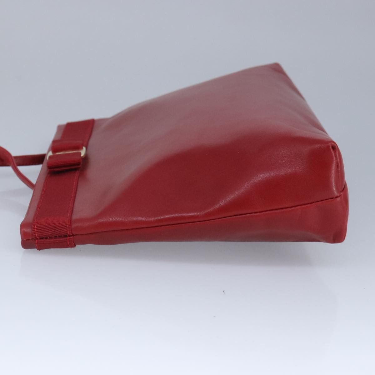 Salvatore Ferragamo Vara Red Leather Shoulder Bag (Pre-Owned) Size ONE SIZE - 3 Thumbnail