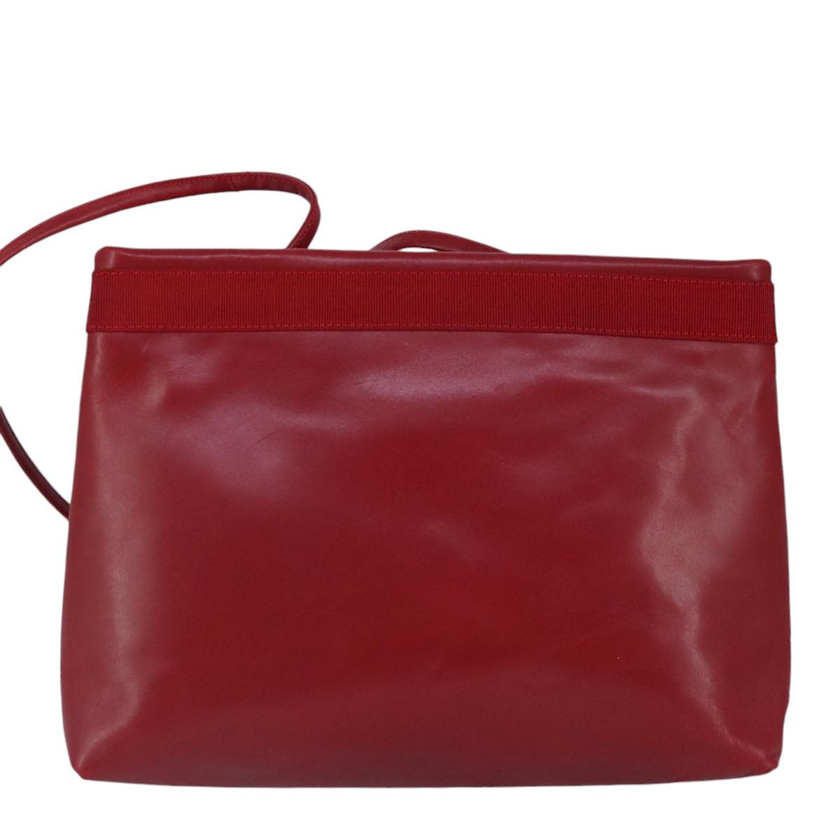 Salvatore Ferragamo Vara Red Leather Shoulder Bag (Pre-Owned) Size ONE SIZE - 2 Thumbnail