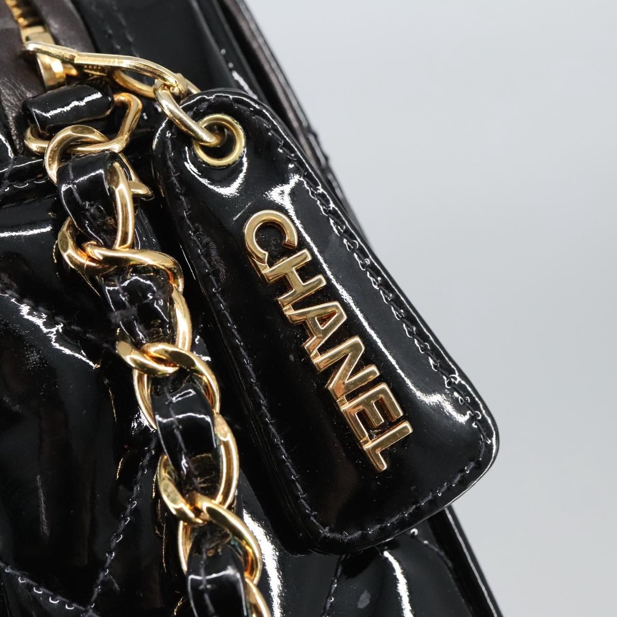 Chanel Classic Flap Black Patent Leather Shoulder Bag (Pre-Owned) Size ONE SIZE - 13 Thumbnail
