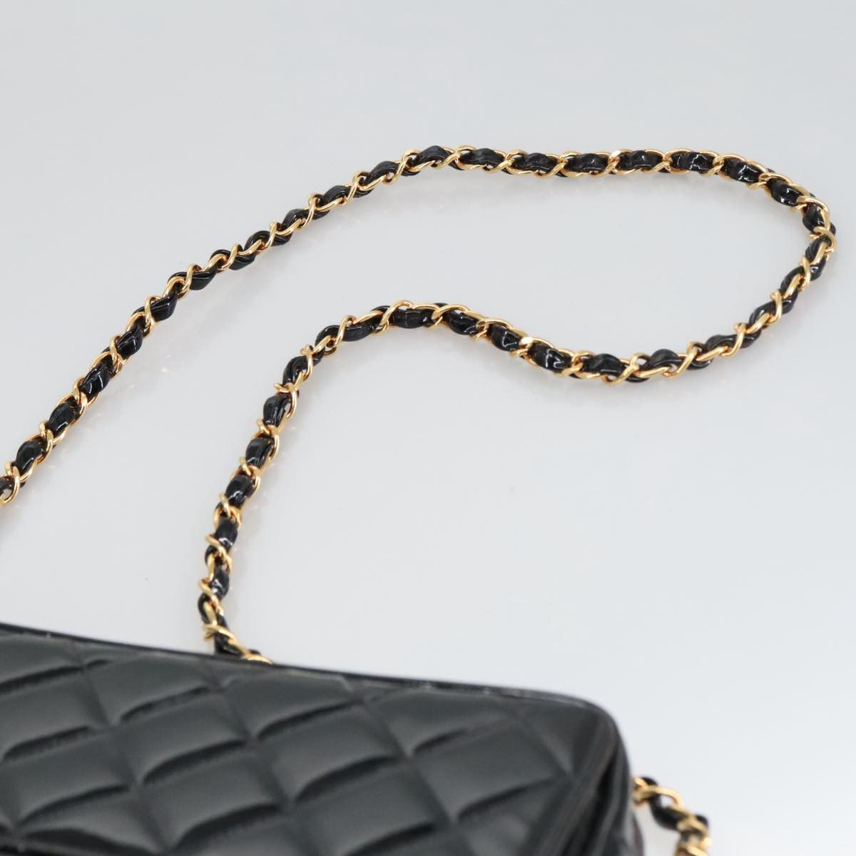 Chanel Classic Flap Black Patent Leather Shoulder Bag (Pre-Owned) Size ONE SIZE - 7 Thumbnail