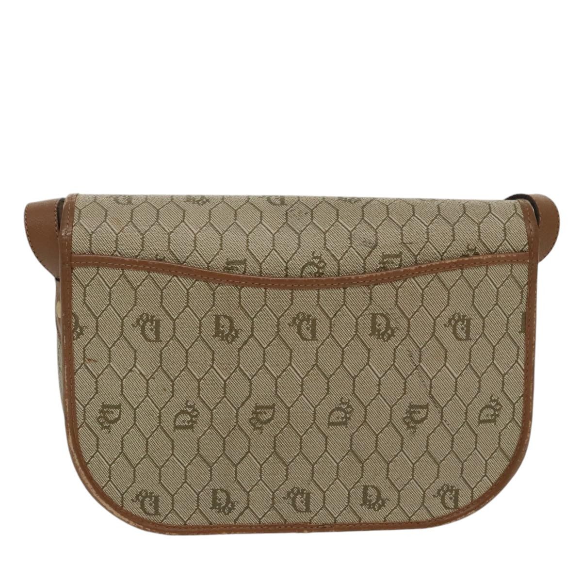 Dior Honeycomb Beige Canvas Shoulder Bag (Pre-Owned) Size ONE SIZE - 2 Thumbnail