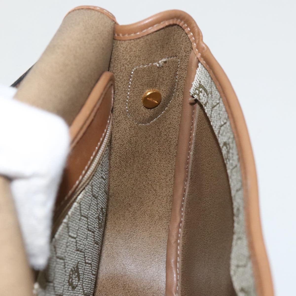 Dior Honeycomb Beige Canvas Shoulder Bag (Pre-Owned) Size ONE SIZE - 17 Thumbnail