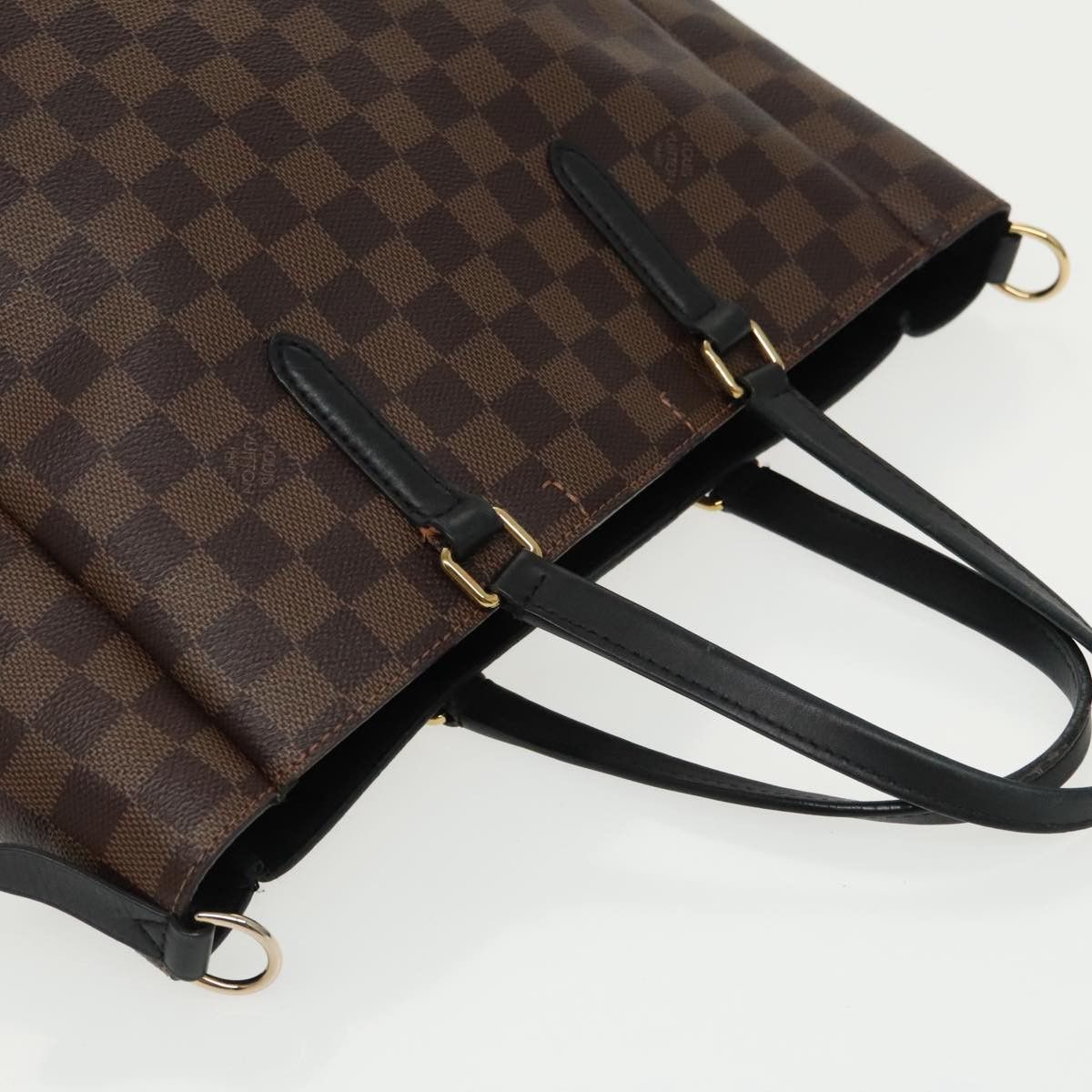 Louis Vuitton Belmont Brown Canvas Tote Bag (Pre-Owned) Size ONE SIZE - 5 Thumbnail