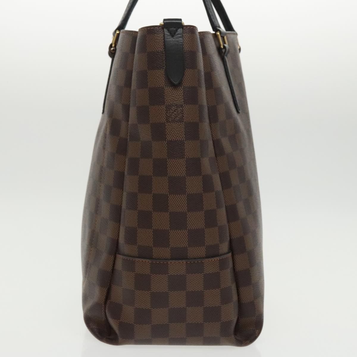 Louis Vuitton Belmont Brown Canvas Tote Bag (Pre-Owned) Size ONE SIZE - 4 Thumbnail