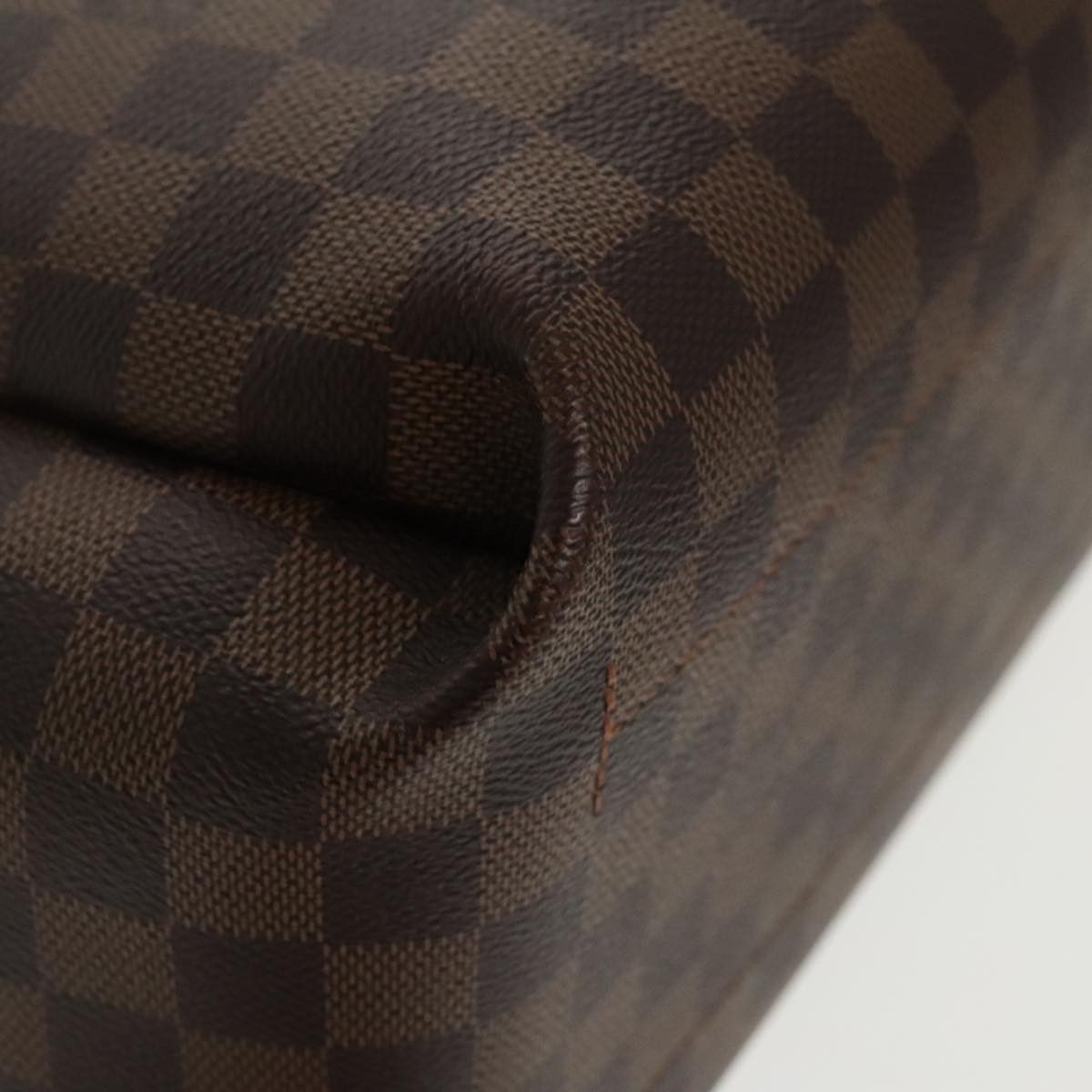 Louis Vuitton Belmont Brown Canvas Tote Bag (Pre-Owned) Size ONE SIZE - 9 Thumbnail
