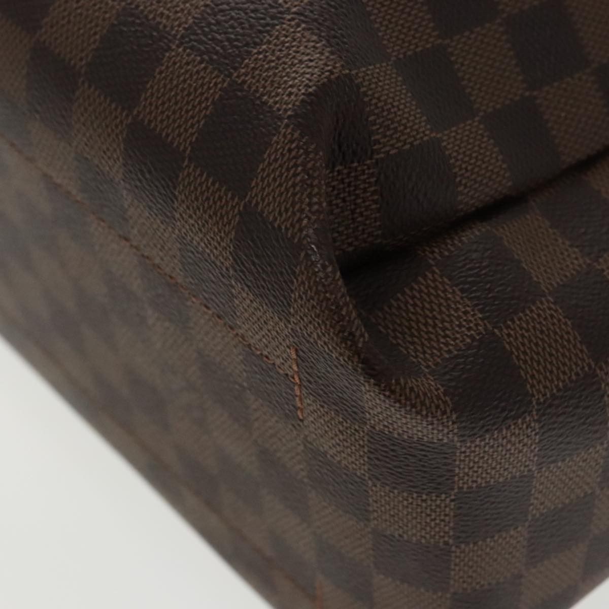 Louis Vuitton Belmont Brown Canvas Tote Bag (Pre-Owned) Size ONE SIZE - 10 Thumbnail