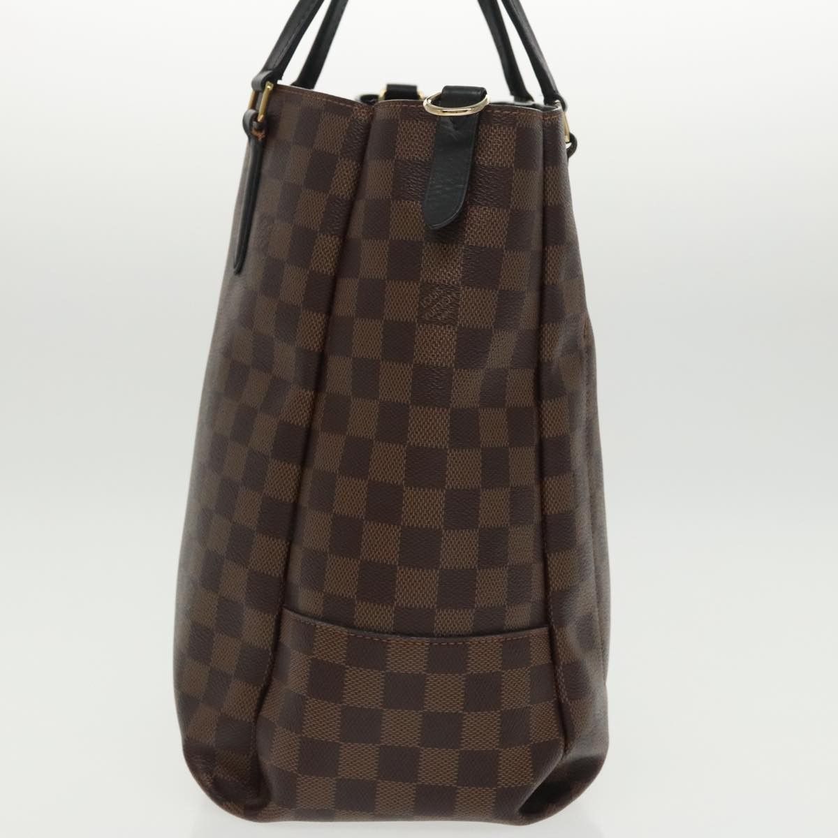 Louis Vuitton Belmont Brown Canvas Tote Bag (Pre-Owned) Size ONE SIZE - 3 Thumbnail