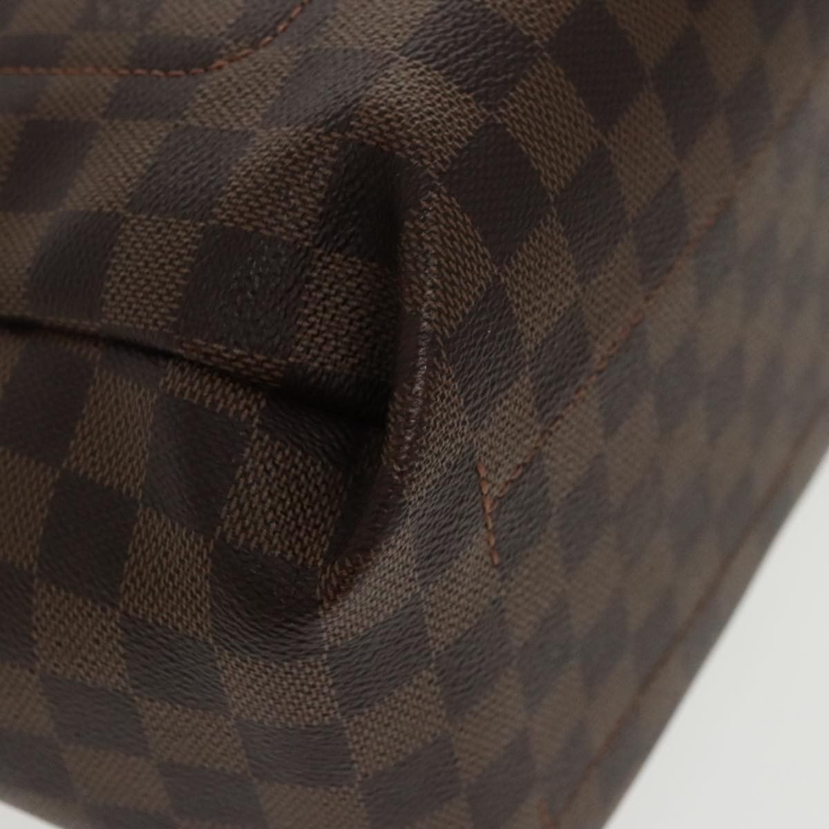 Louis Vuitton Belmont Brown Canvas Tote Bag (Pre-Owned) Size ONE SIZE - 11 Thumbnail