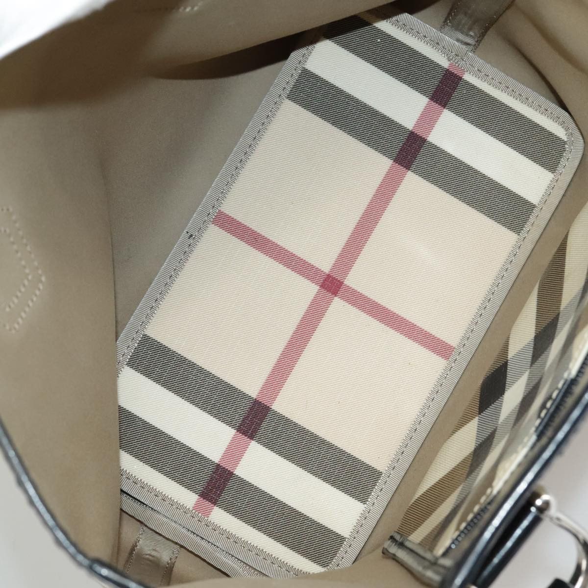 Burberry Nova Check Beige Canvas Handbag (Pre-Owned) Size ONE SIZE - 14 Thumbnail