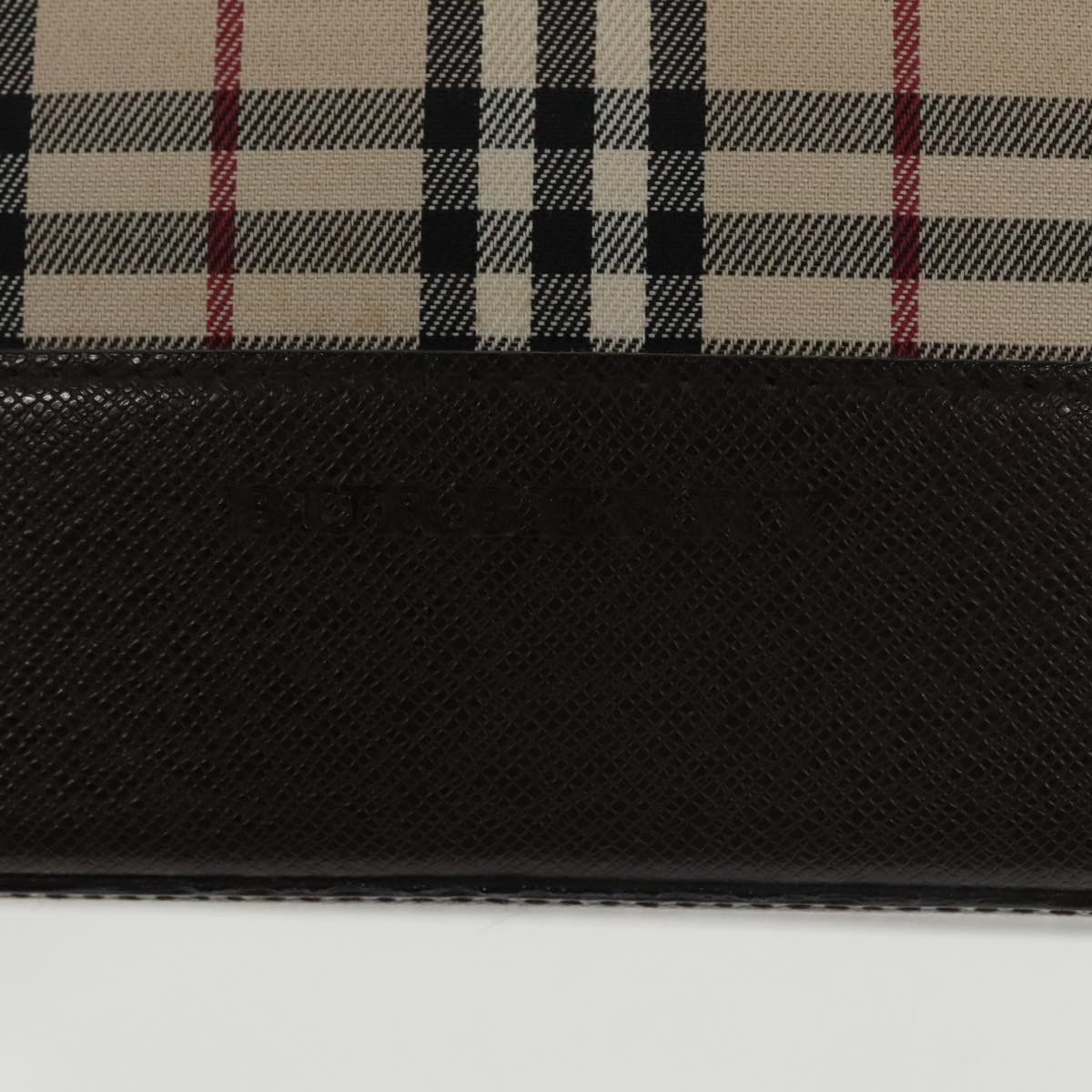 Burberry Nova Check Beige Canvas Handbag (Pre-Owned) Size ONE SIZE - 19 Thumbnail