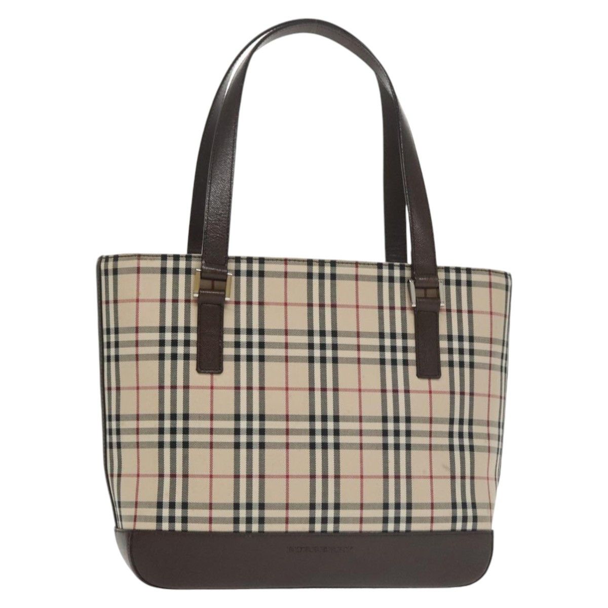 Burberry Nova Check Beige Canvas Handbag (Pre-Owned) Size ONE SIZE - 17 Thumbnail