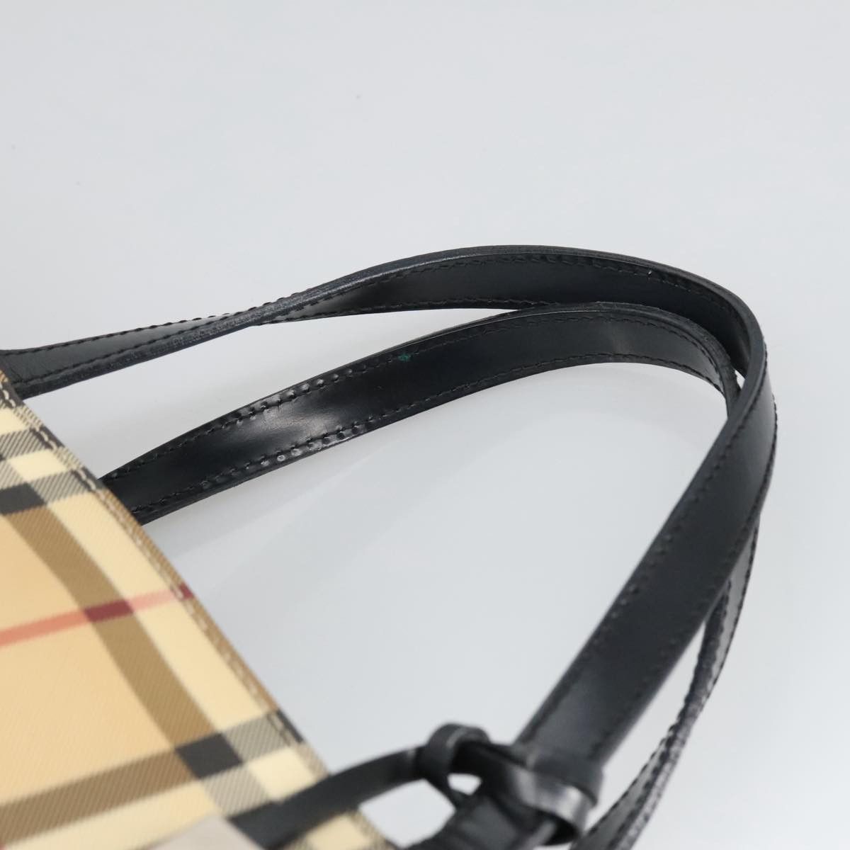 Burberry Nova Check Beige Canvas Tote Bag (Pre-Owned) Size ONE SIZE - 6 Thumbnail