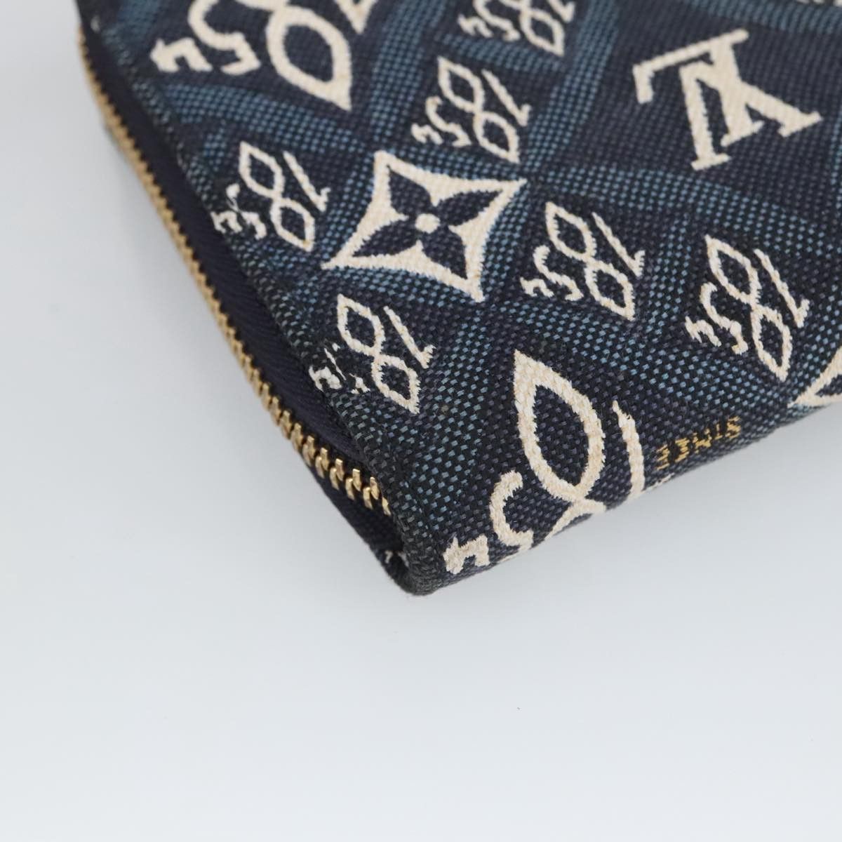 Louis Vuitton Portefeuille Zippy Blue Canvas Wallet (Pre-Owned) Size ONE SIZE - 15 Thumbnail