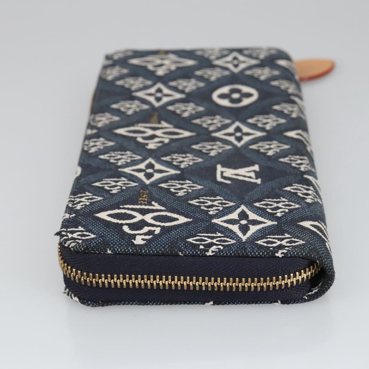Louis Vuitton Portefeuille Zippy Blue Canvas Wallet (Pre-Owned) Size ONE SIZE - 4 Thumbnail