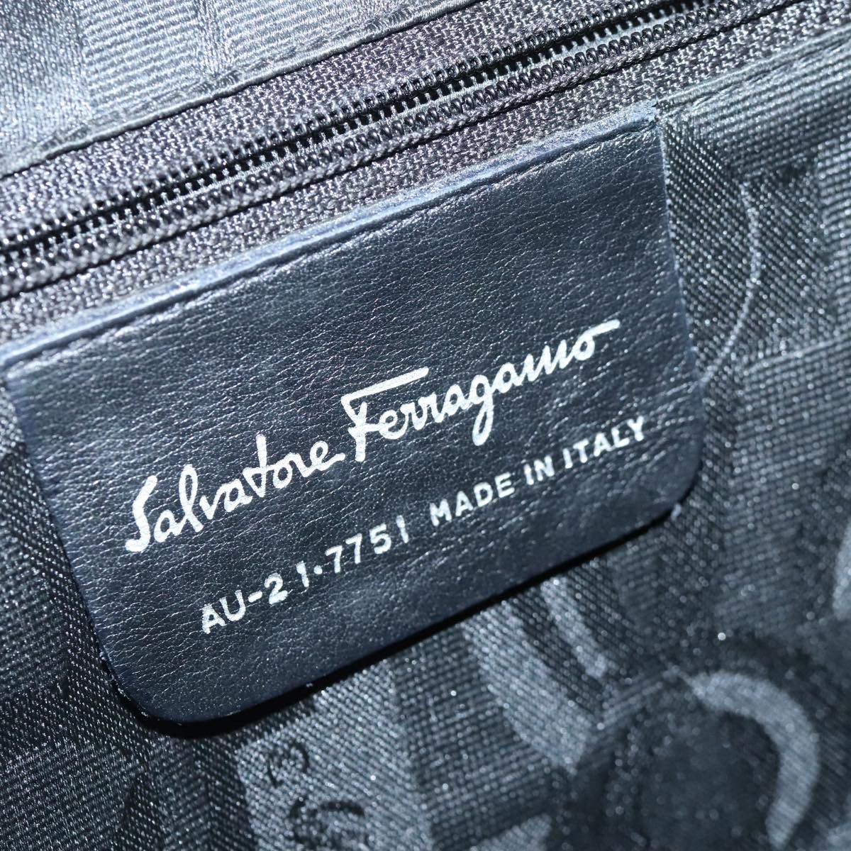 Salvatore Ferragamo Gancini Burgundy Patent Leather Shoulder Bag (Pre-Owned) Size ONE SIZE - 20 Thumbnail