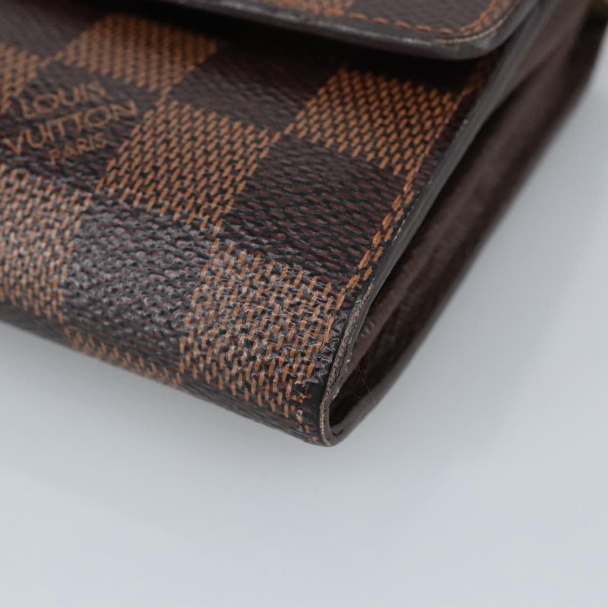 Louis Vuitton Portefeuille Sarah Brown Canvas Wallet (Pre-Owned) Size ONE SIZE - 7 Thumbnail