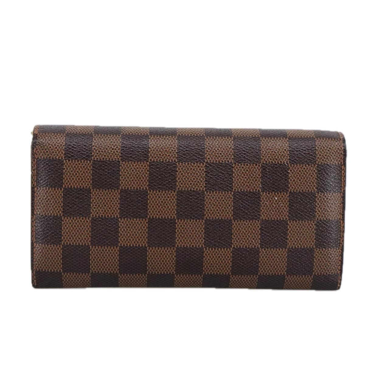 Louis Vuitton Portefeuille Sarah Brown Canvas Wallet (Pre-Owned) Size ONE SIZE - 2 Thumbnail
