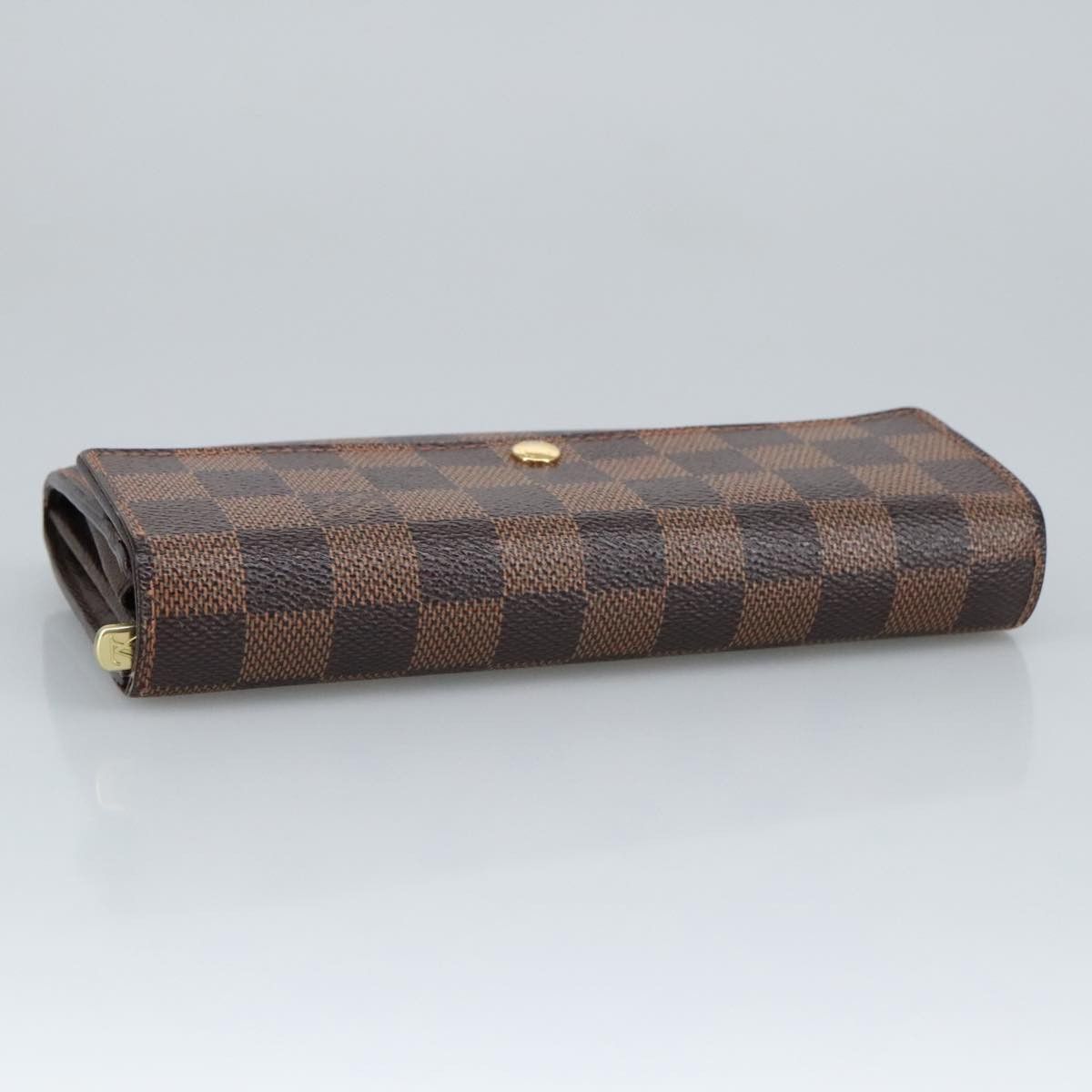 Louis Vuitton Portefeuille Sarah Brown Canvas Wallet (Pre-Owned) Size ONE SIZE - 5 Thumbnail