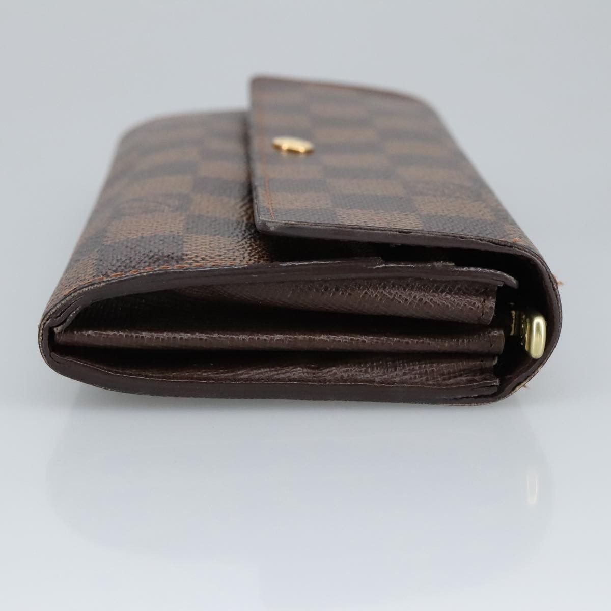 Louis Vuitton Portefeuille Sarah Brown Canvas Wallet (Pre-Owned) Size ONE SIZE - 3 Thumbnail