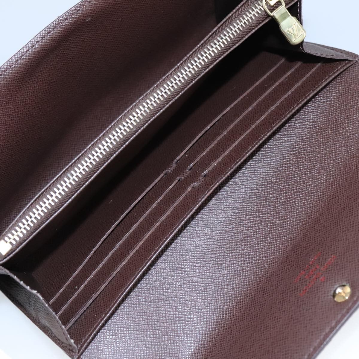 Louis Vuitton Portefeuille Sarah Brown Canvas Wallet (Pre-Owned) Size ONE SIZE - 17 Thumbnail