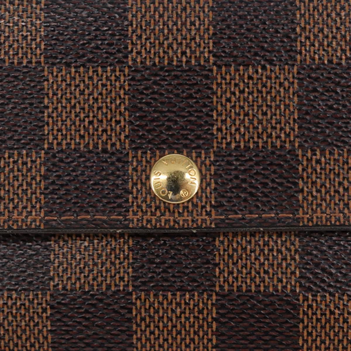 Louis Vuitton Portefeuille Sarah Brown Canvas Wallet (Pre-Owned) Size ONE SIZE - 11 Thumbnail