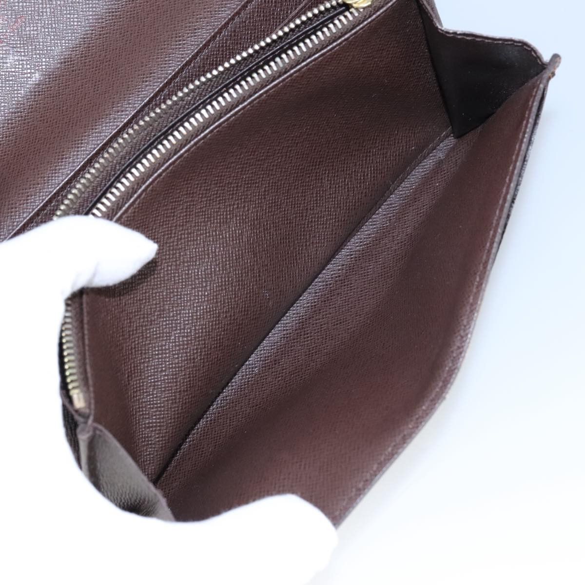 Louis Vuitton Portefeuille Sarah Brown Canvas Wallet (Pre-Owned) Size ONE SIZE - 20 Thumbnail