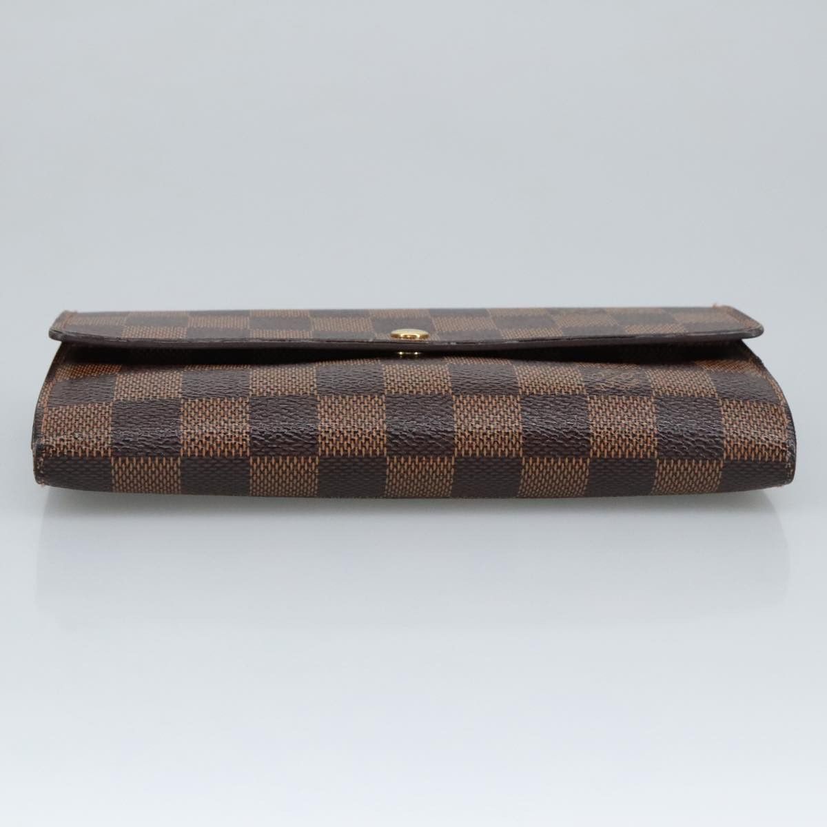 Louis Vuitton Portefeuille Sarah Brown Canvas Wallet (Pre-Owned) Size ONE SIZE - 6 Thumbnail