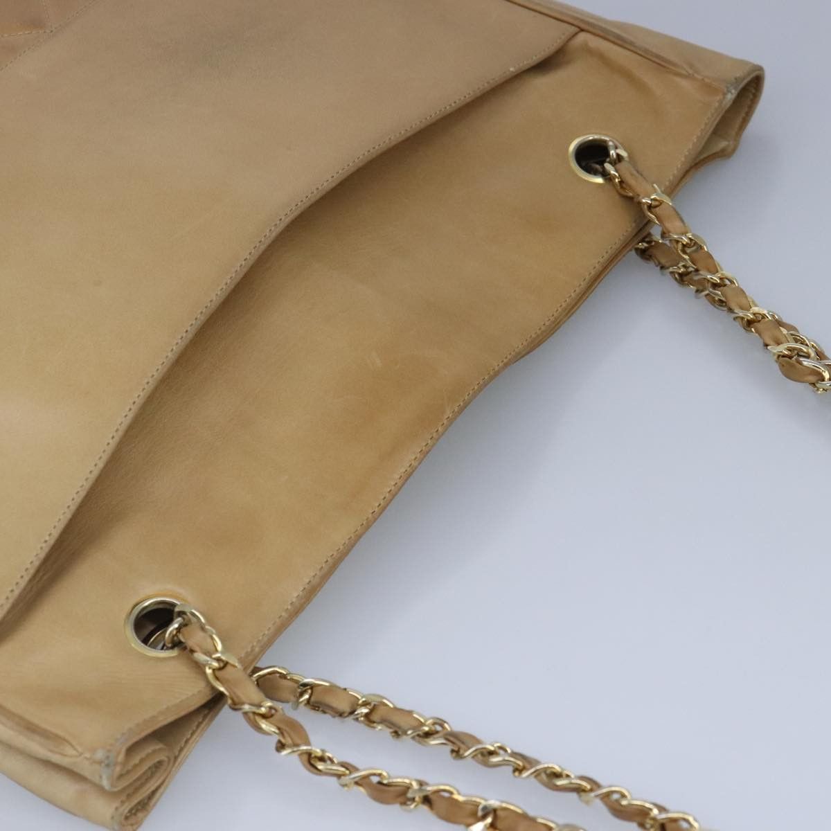Chanel - Brown Leather Shoulder Bag (Pre-Owned) Size ONE SIZE - 6 Thumbnail