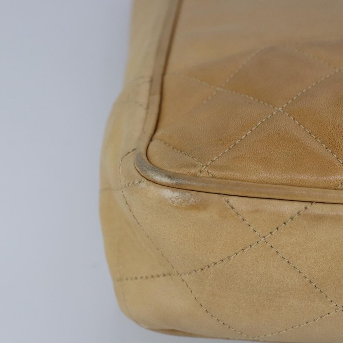 Chanel - Brown Leather Shoulder Bag (Pre-Owned) Size ONE SIZE - 10 Thumbnail