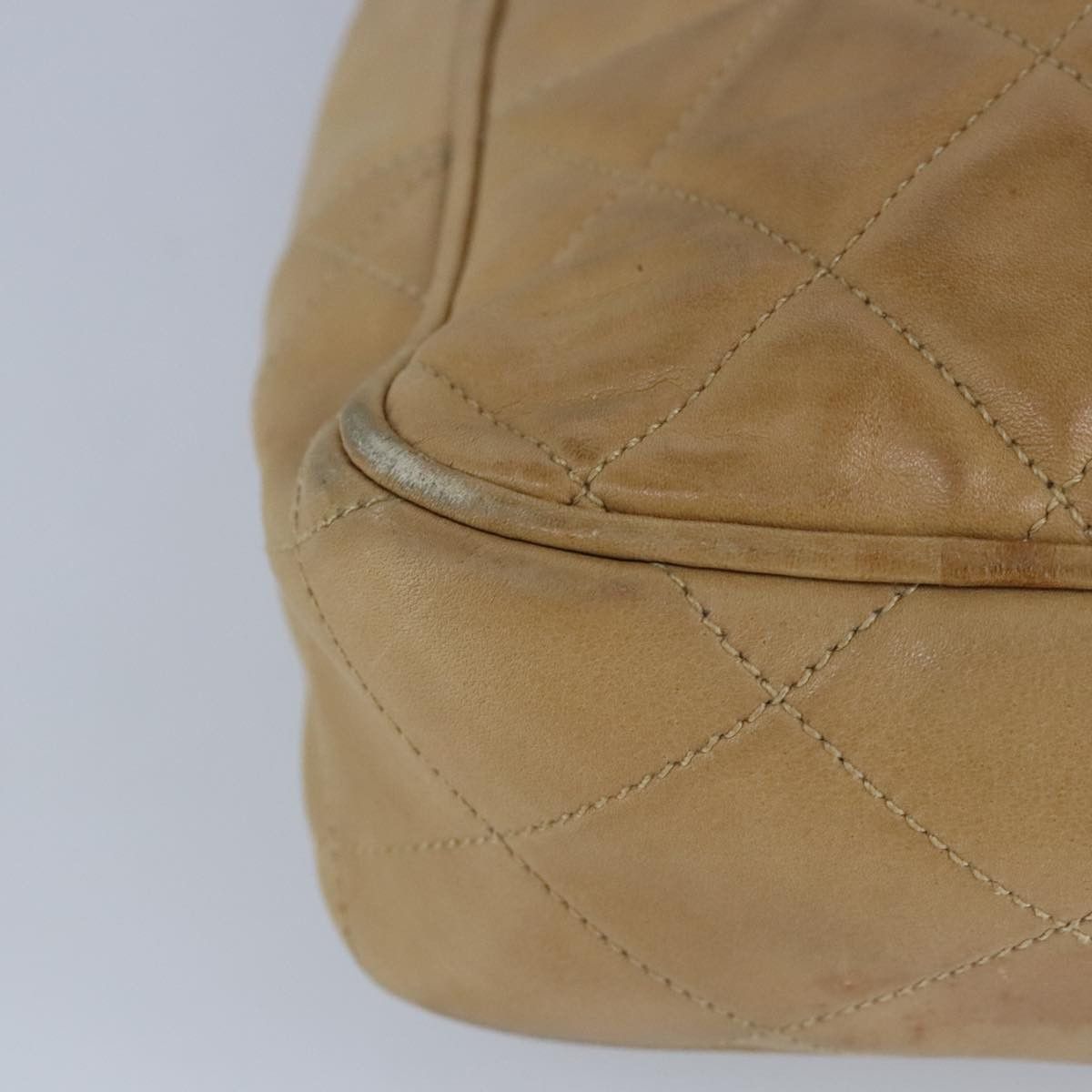 Chanel - Brown Leather Shoulder Bag (Pre-Owned) Size ONE SIZE - 12 Thumbnail