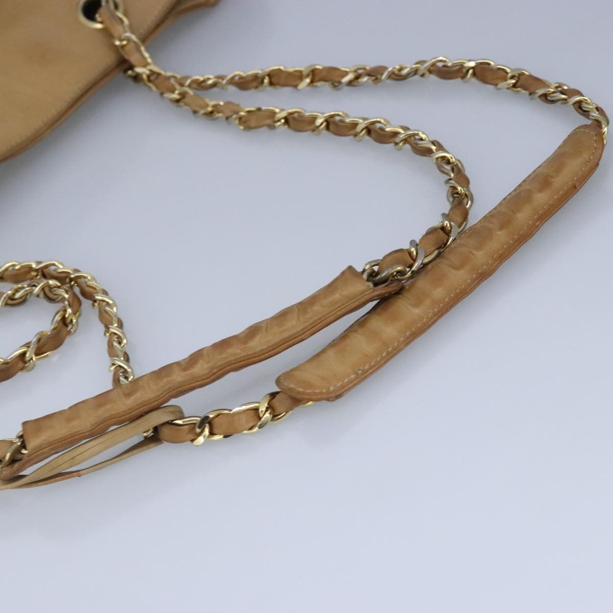 Chanel - Brown Leather Shoulder Bag (Pre-Owned) Size ONE SIZE - 7 Thumbnail