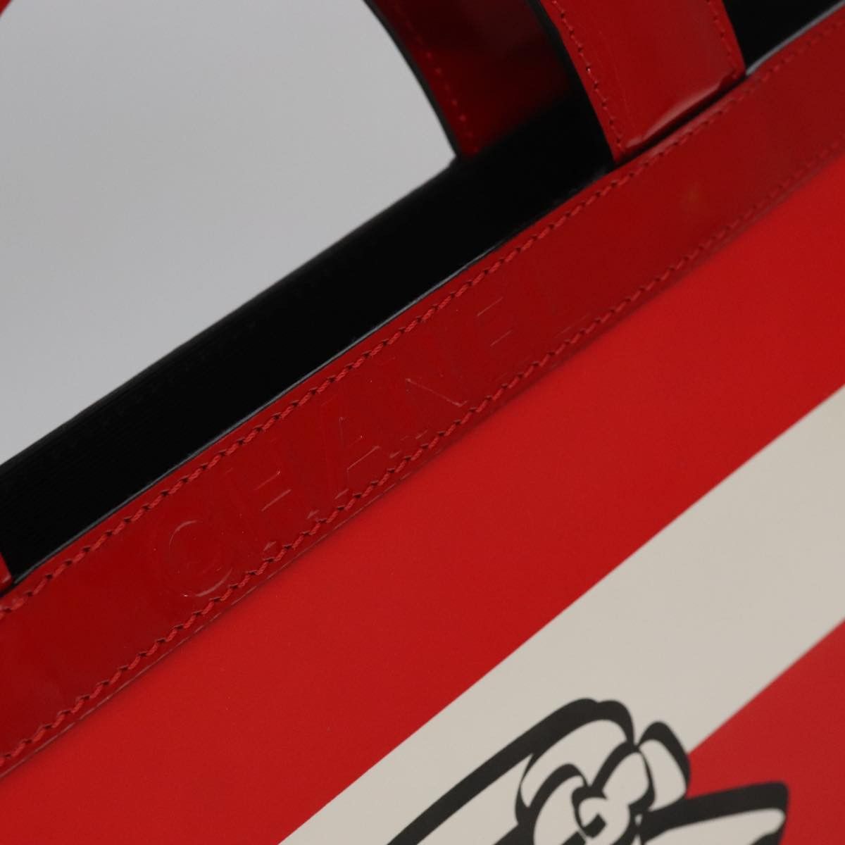 Chanel Mademoiselle Red Leather Tote Bag (Pre-Owned) Size ONE SIZE - 13 Thumbnail
