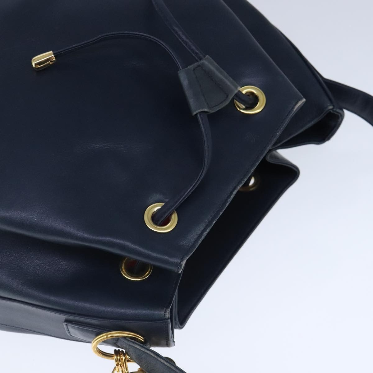 Dior Navy Leather Shoulder Bag (Pre-Owned) Size ONE SIZE - 5 Thumbnail