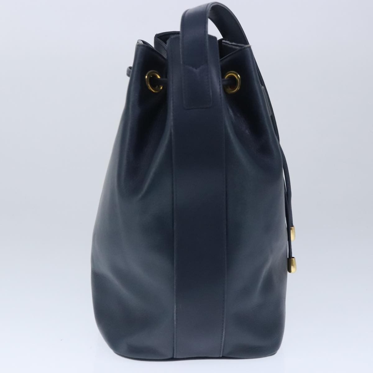 Dior Navy Leather Shoulder Bag (Pre-Owned) Size ONE SIZE - 3 Thumbnail
