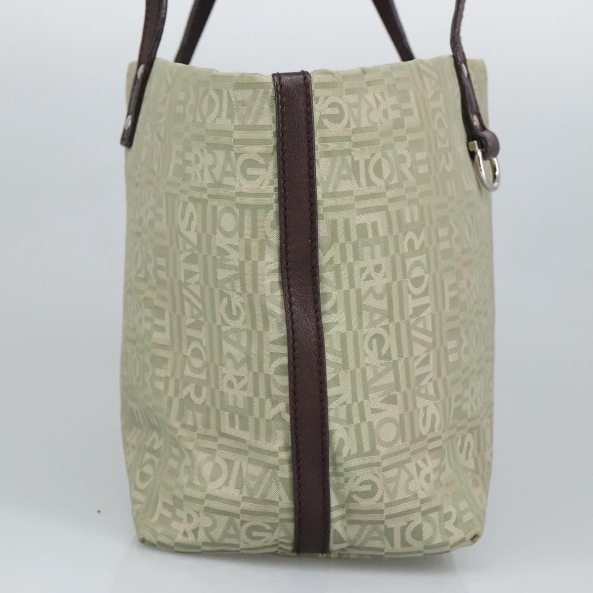 Salvatore Ferragamo Gancini Multicolour Canvas Tote Bag (Pre-Owned) Size ONE SIZE - 5 Thumbnail